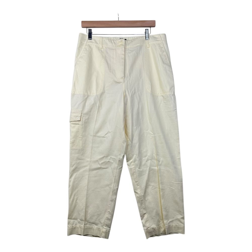 Talbots Supersoft Cargo Pants size 12 Yellow